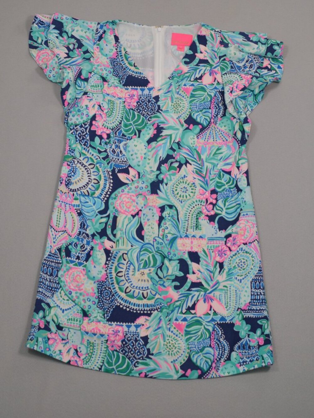 Lilly Pulitzer Kathie Dress Lookin Sharp Hidden Cats Size 6